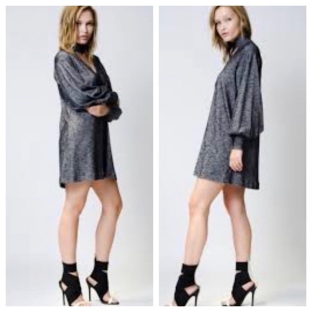 Hanover Cutout Dress Black Ribbed - Picture 6 of 9